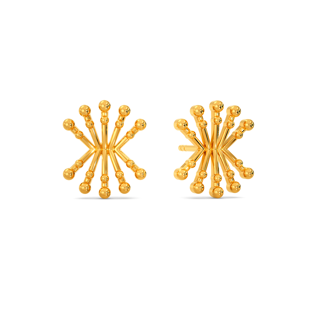 Bits n Beads Gold Earrings