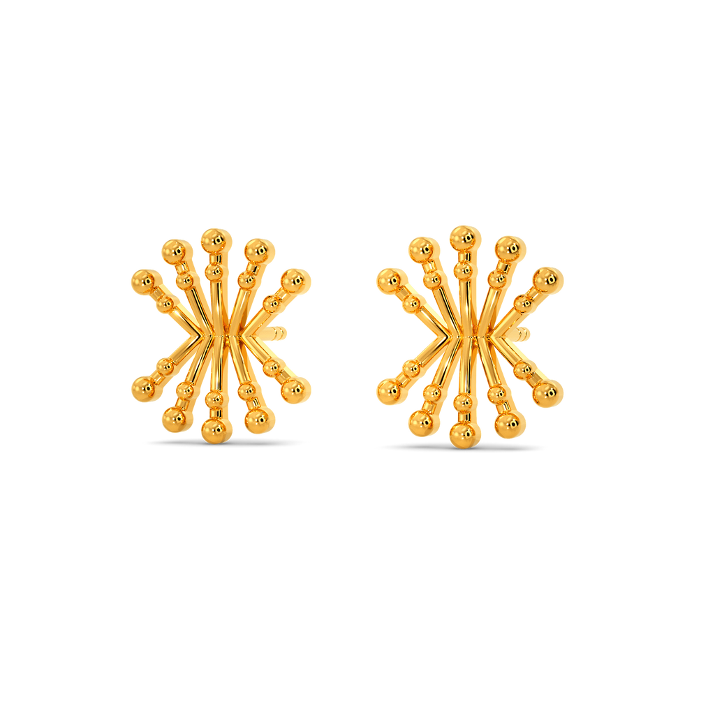 Bits n Beads Gold Earrings