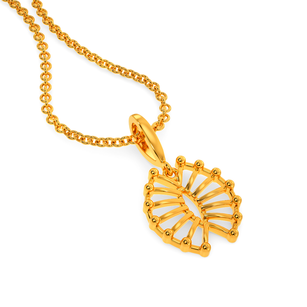 Beaded Affair Gold Pendants