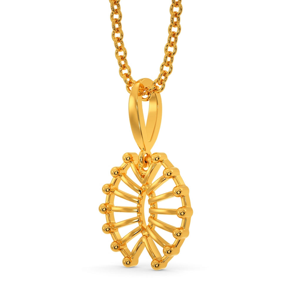 Beaded Affair Gold Pendants