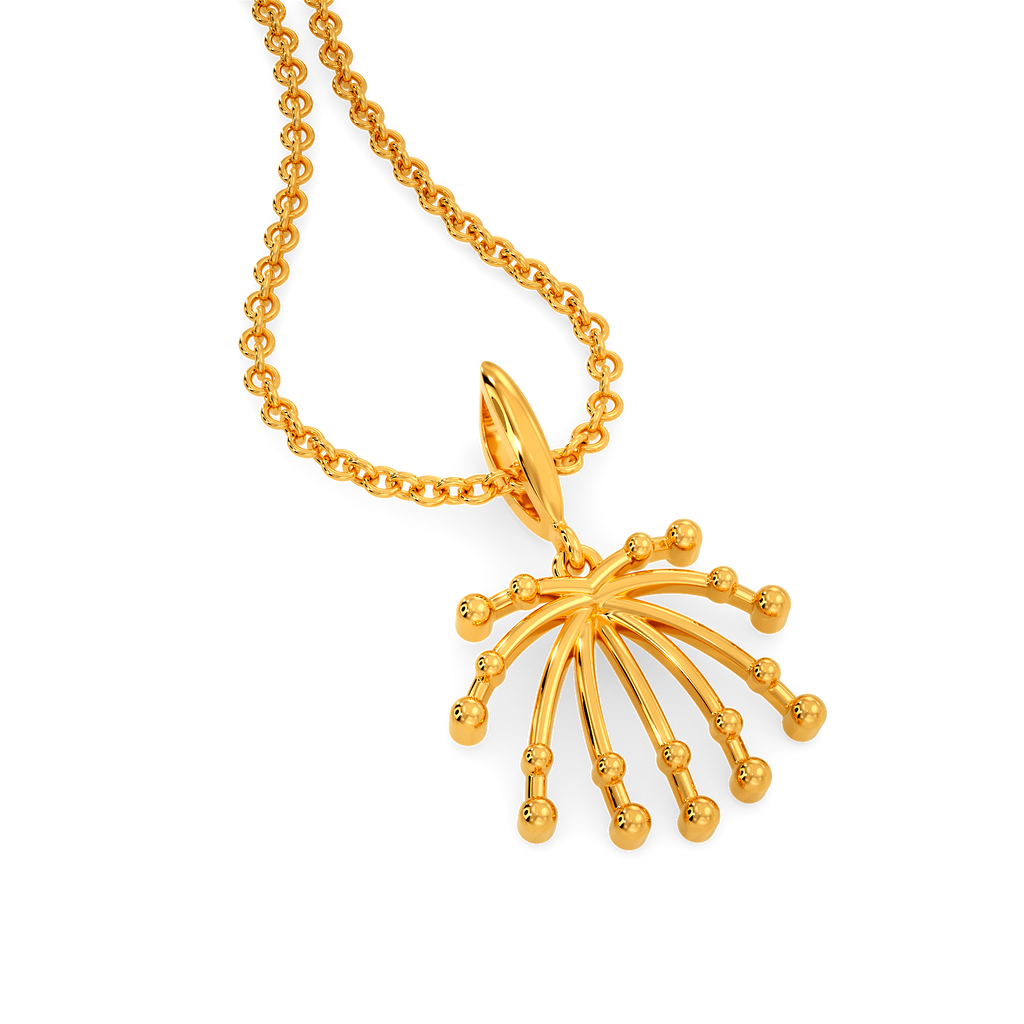 Beaded Fantasy Gold Pendants
