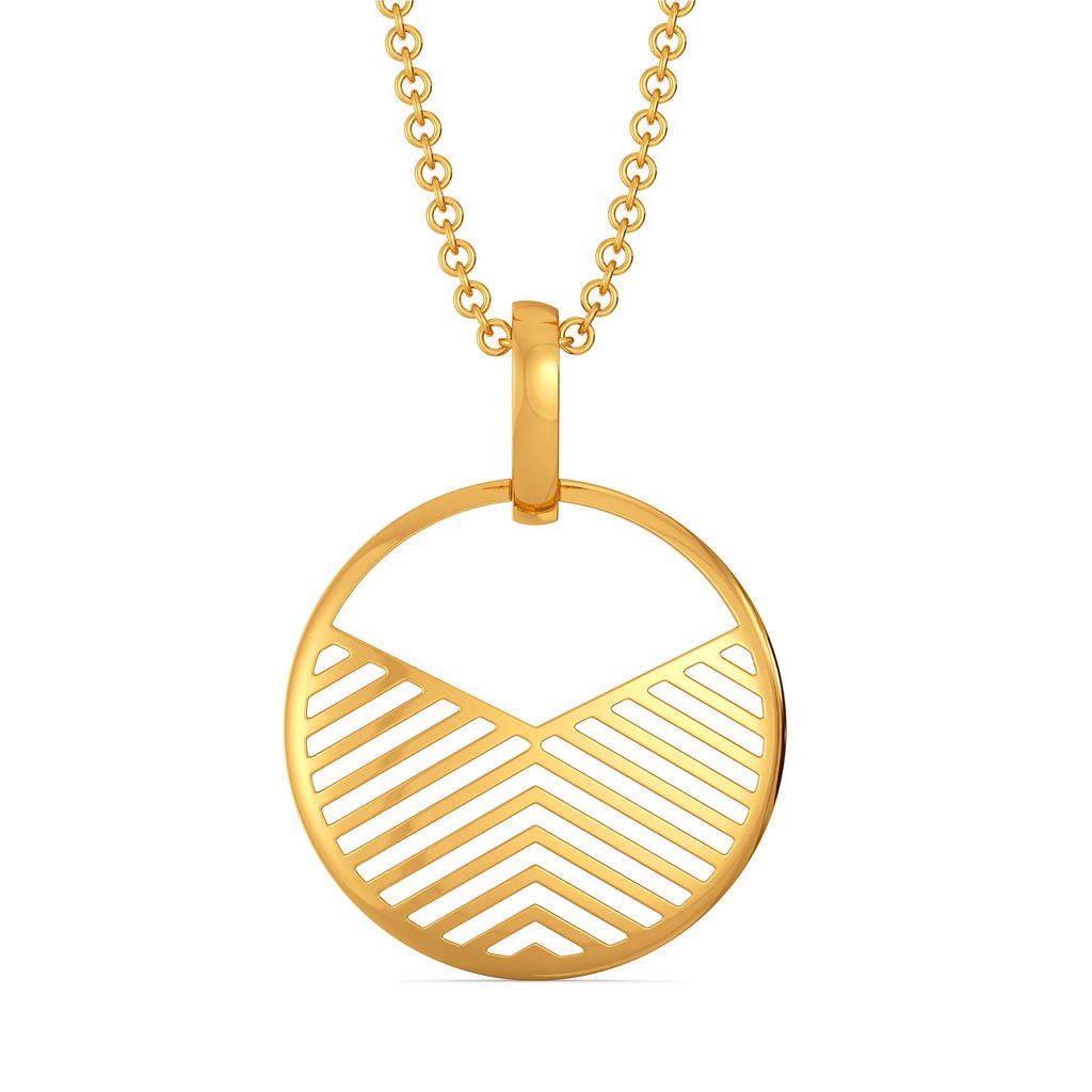 See Through Gold Pendants