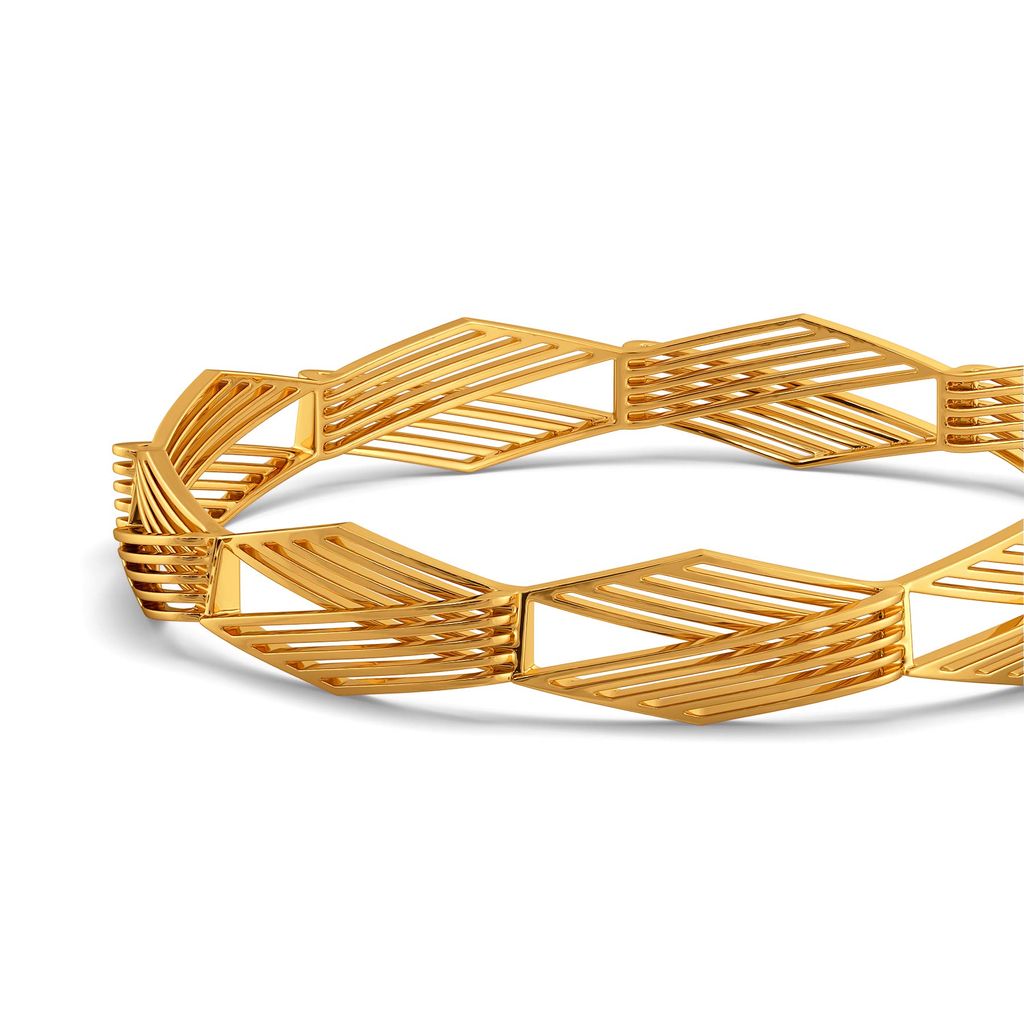 Bold Essentials Gold Bangles