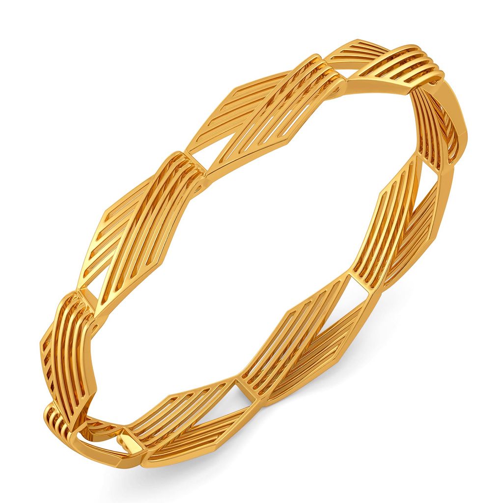 Bold Essentials Gold Bangles