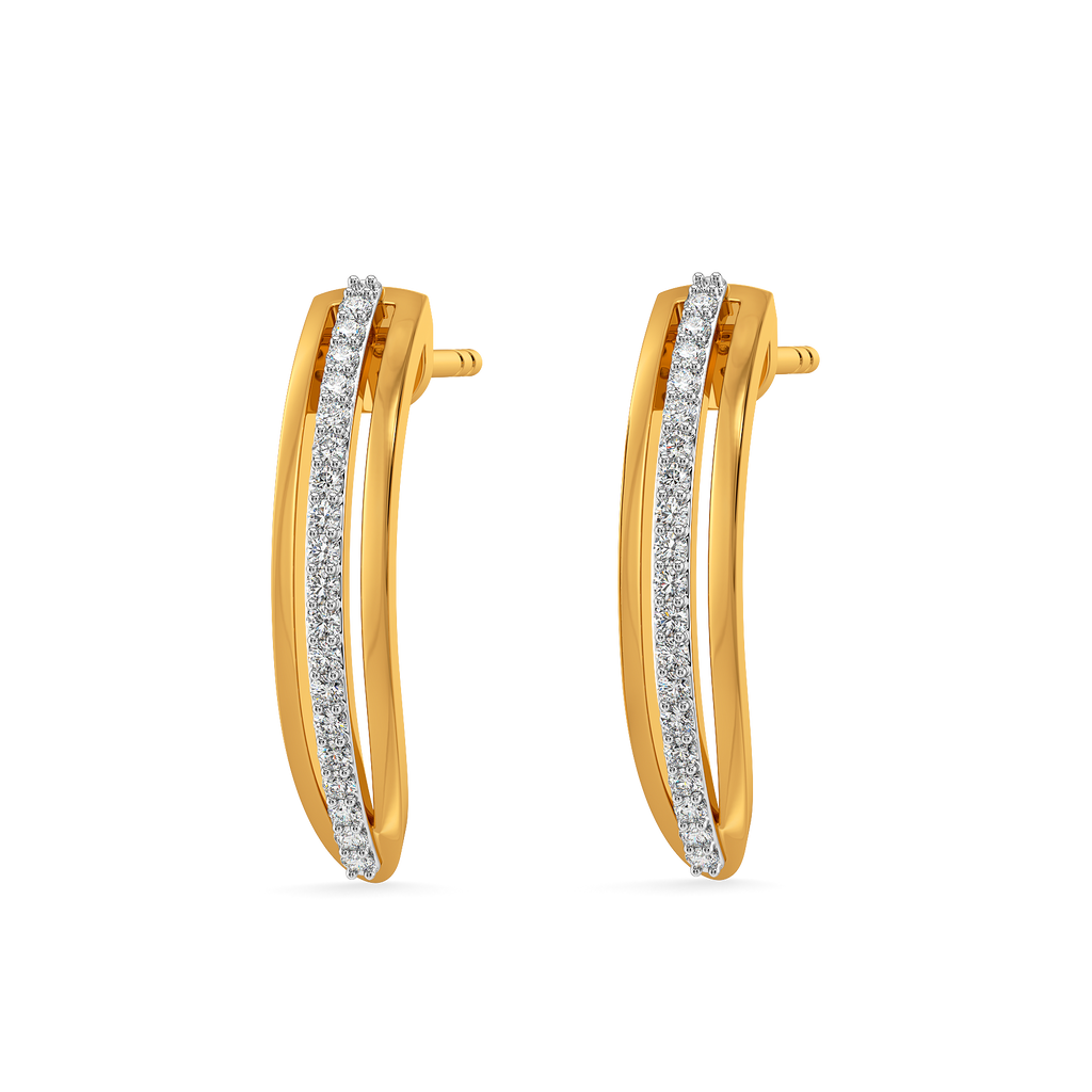 Slay in Stripes Diamond Earrings