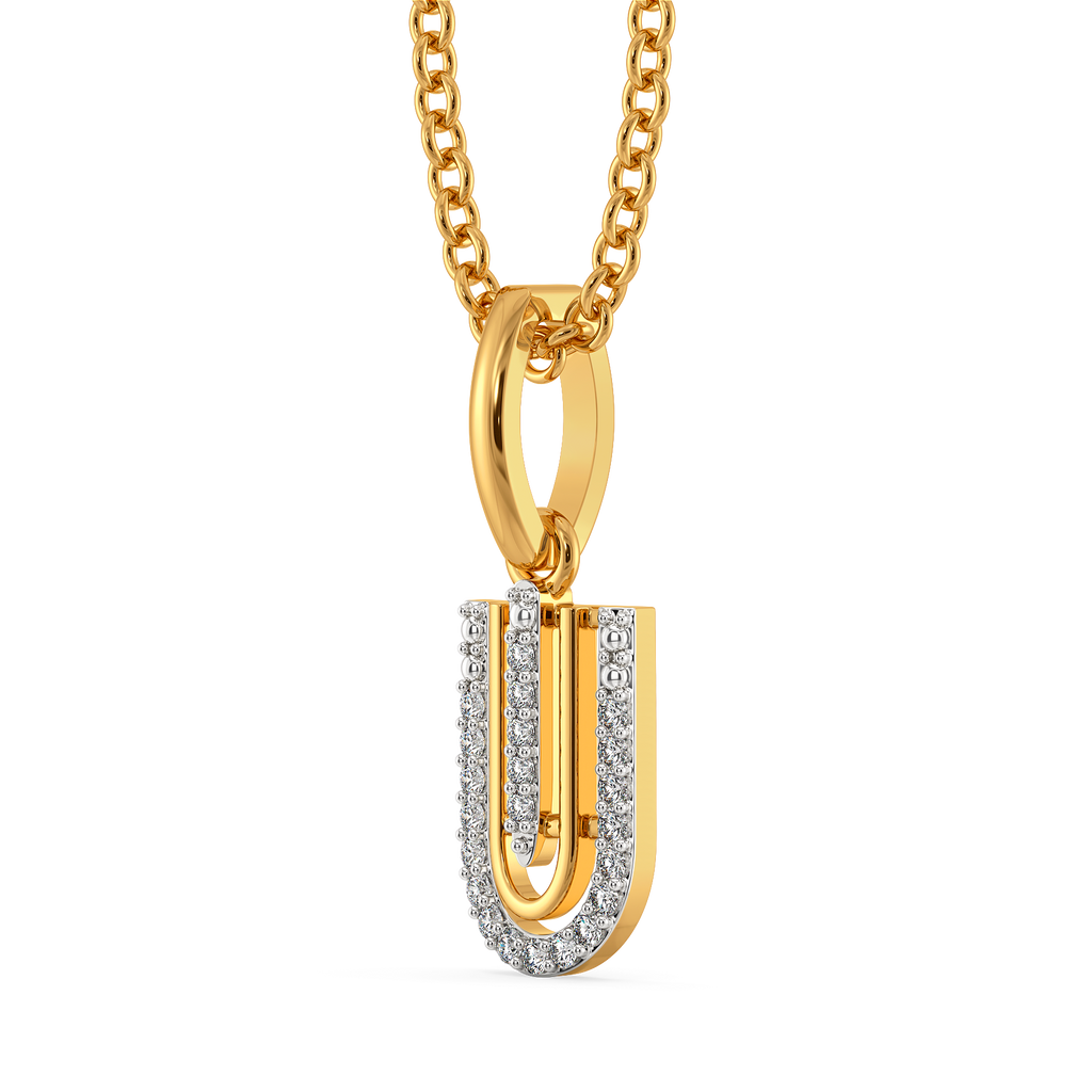 Slay in Stripes Diamond Pendants