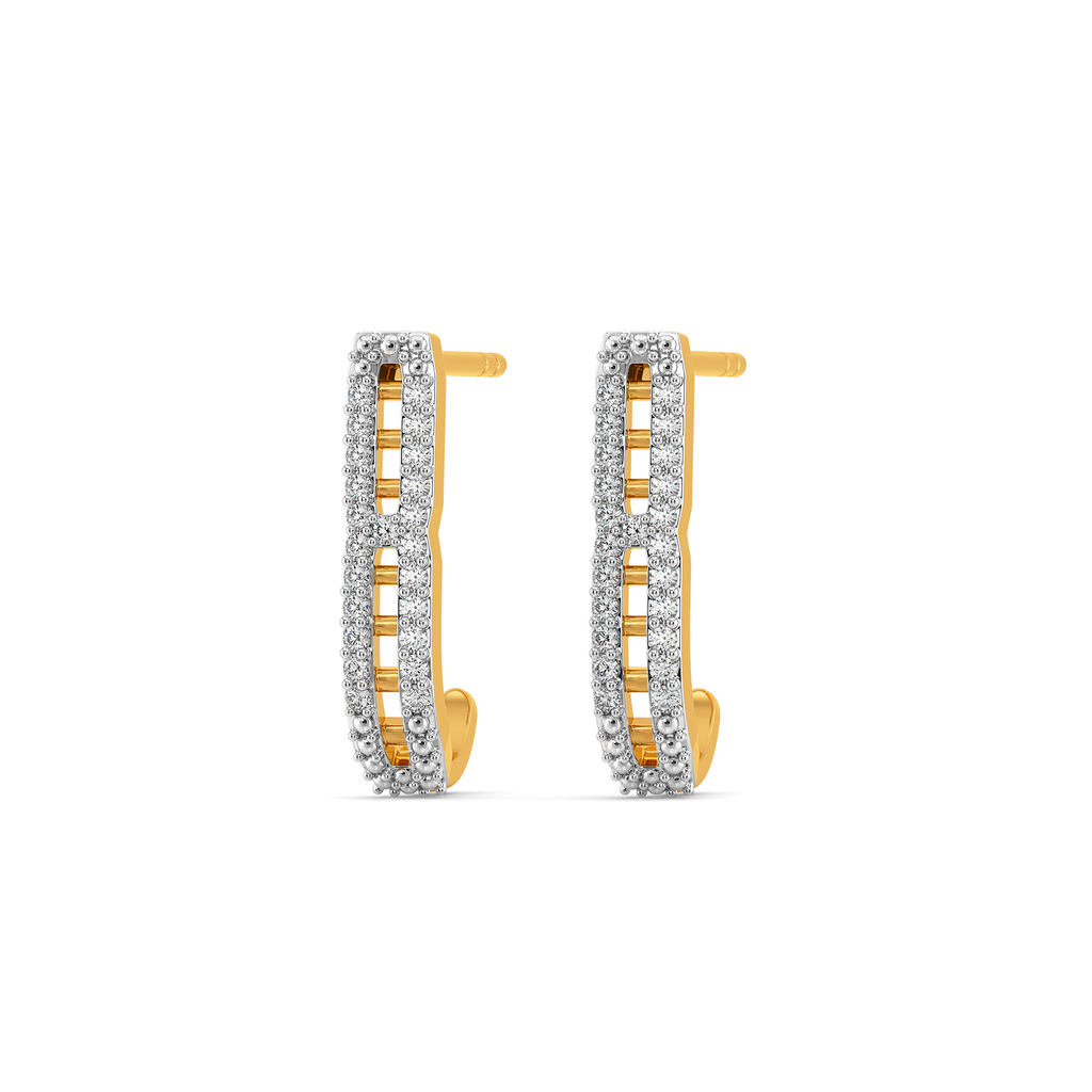 Smart Stripes Diamond Earrings