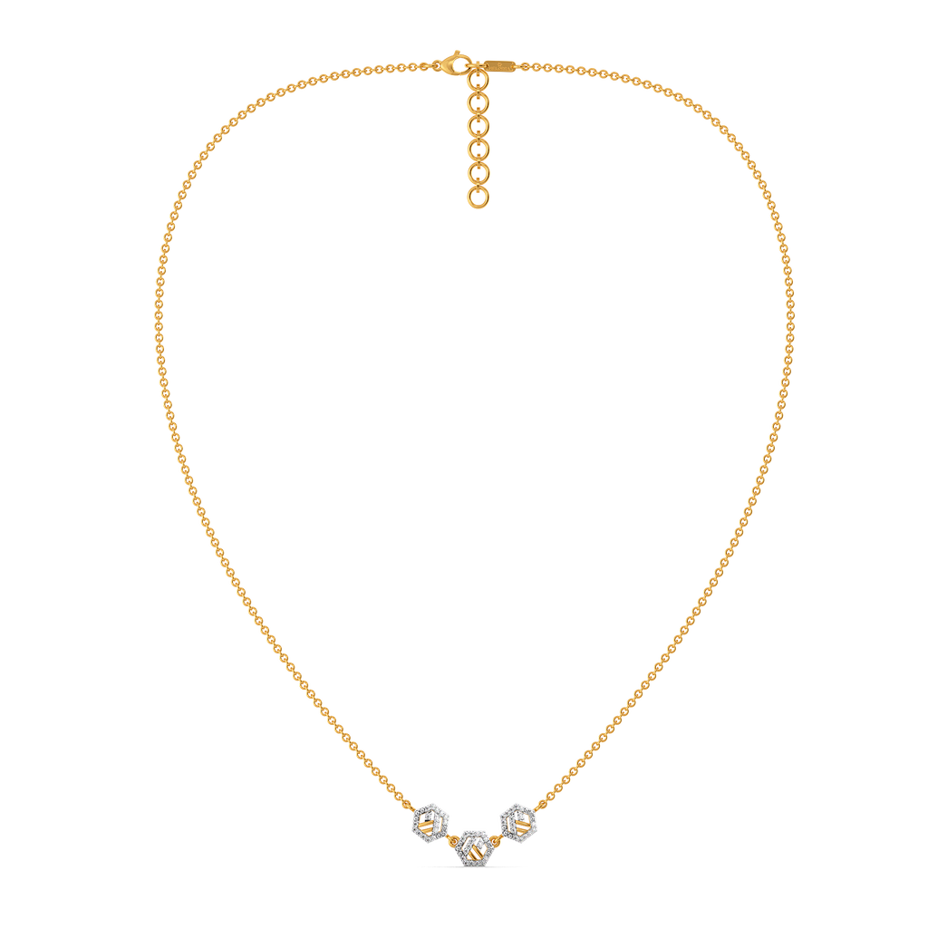 Smart Stripes Diamond Necklaces