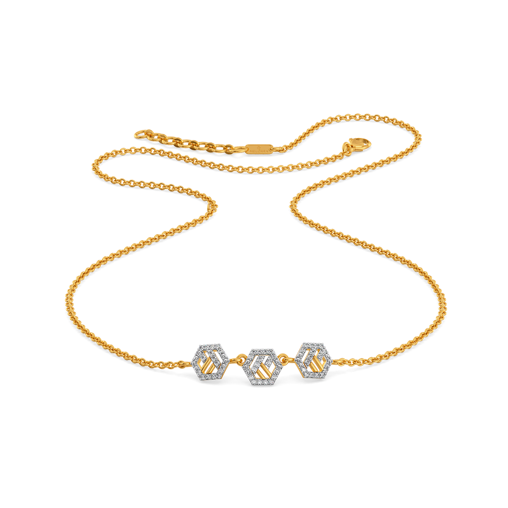 Smart Stripes Diamond Necklaces
