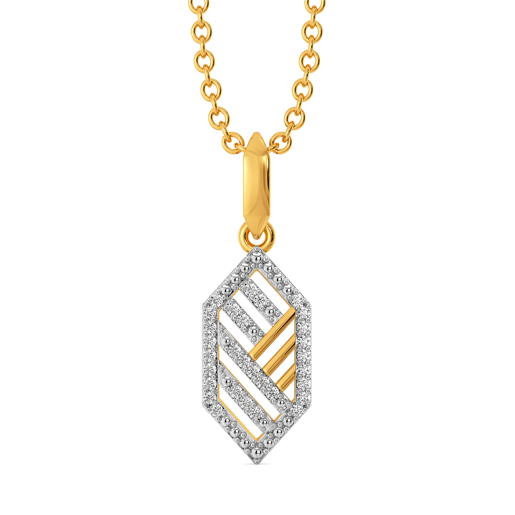 Smart Stripes Diamond Pendants