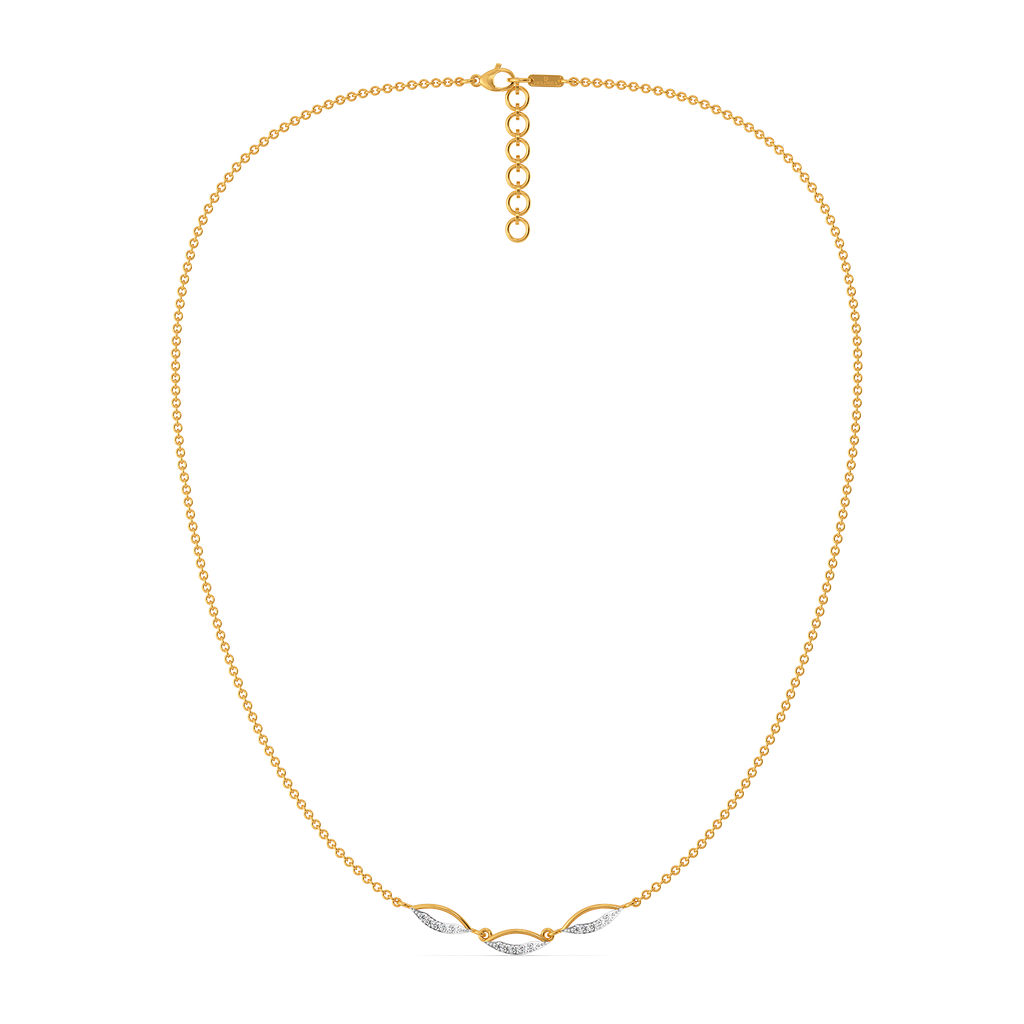 Stripes in style Diamond Necklaces