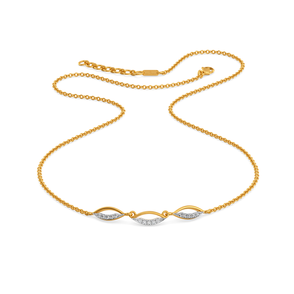 Stripes in style Diamond Necklaces