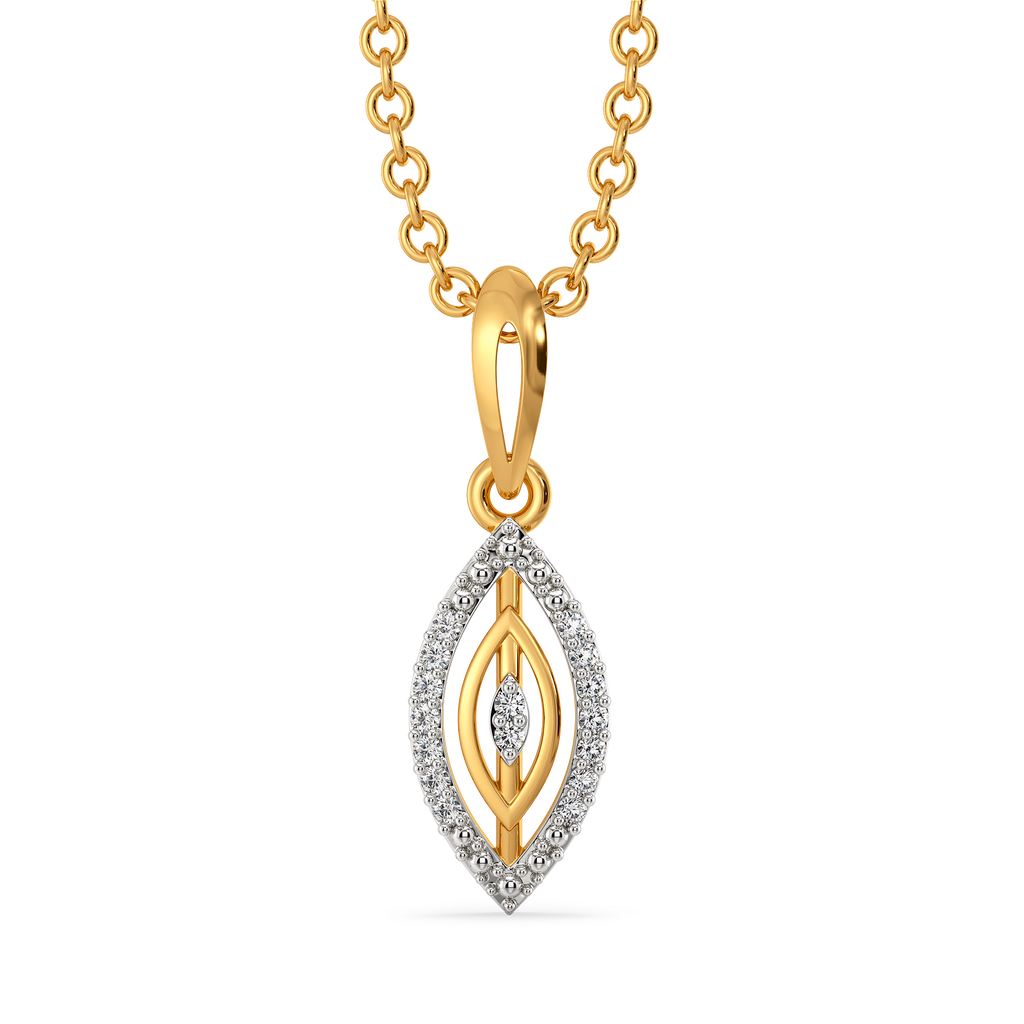 Stripes in style Diamond Pendants