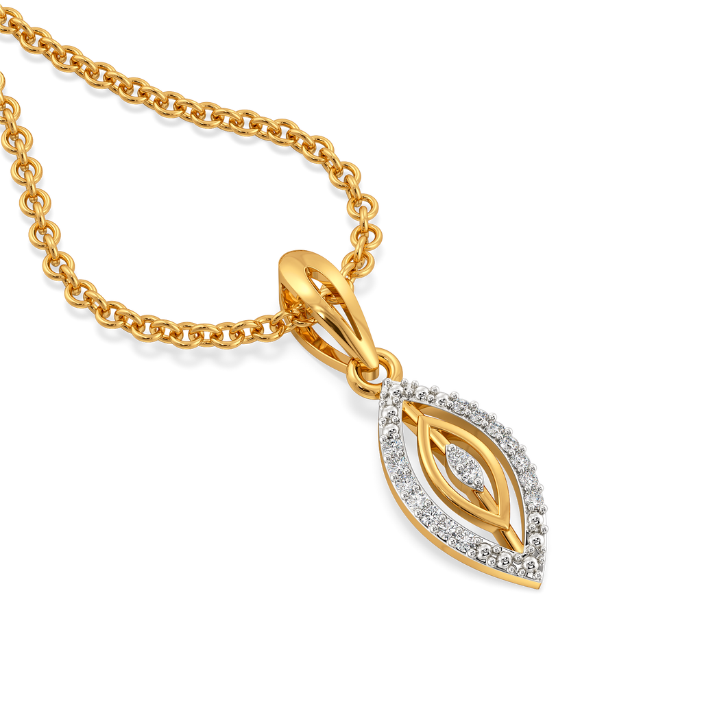 Stripes in style Diamond Pendants