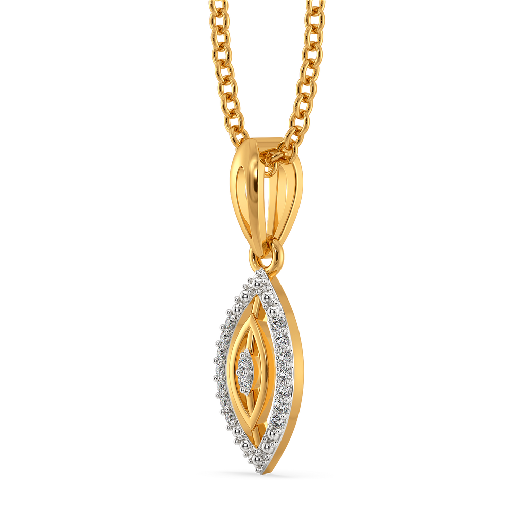Stripes in style Diamond Pendants