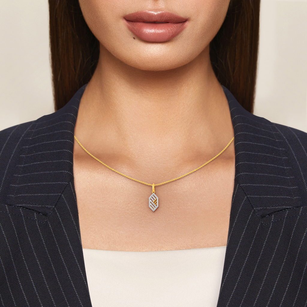 Smart Stripes Diamond Pendants