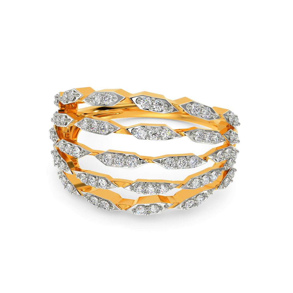 Futuristic Muse Diamond Rings alternate view 2