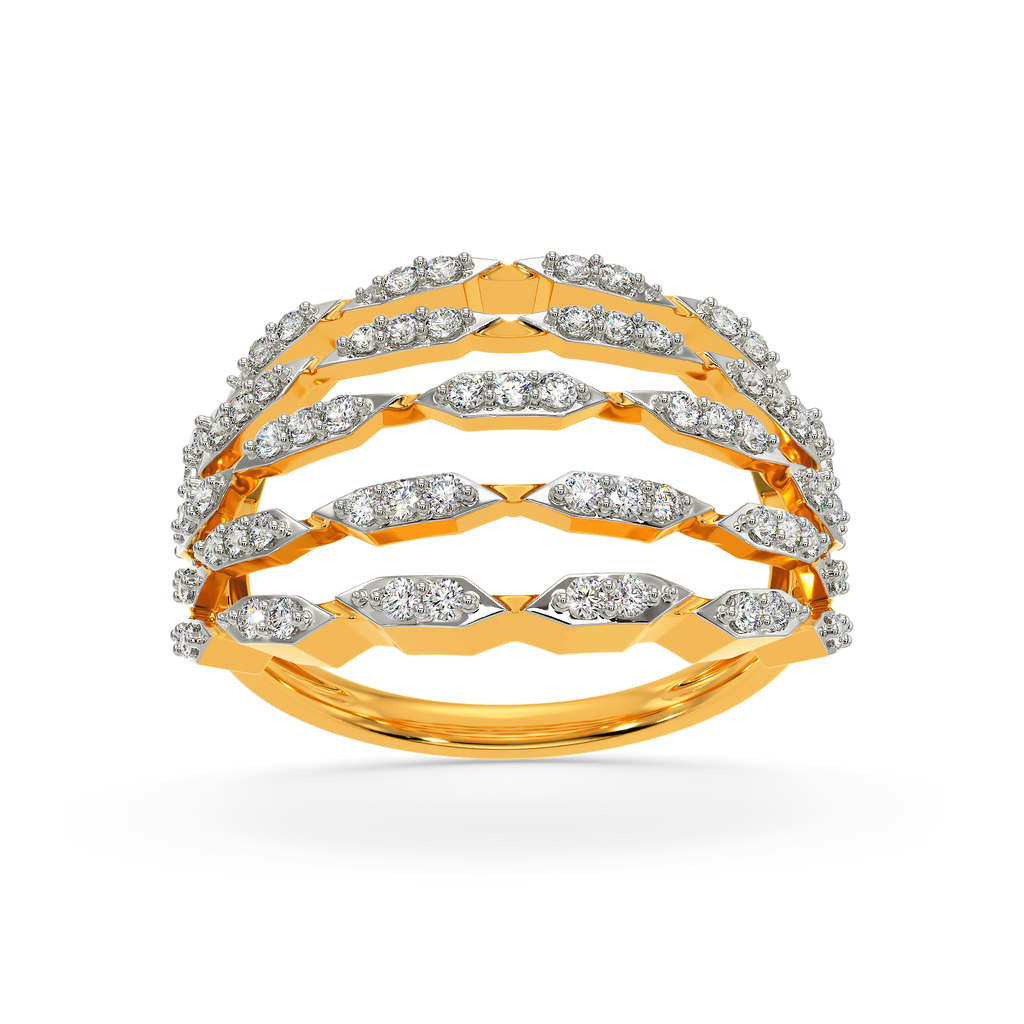 Futuristic Muse Diamond Rings alternate view 3