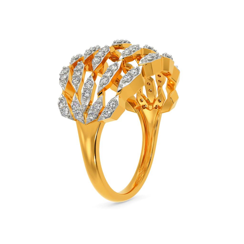 Futuristic Muse Diamond Rings image