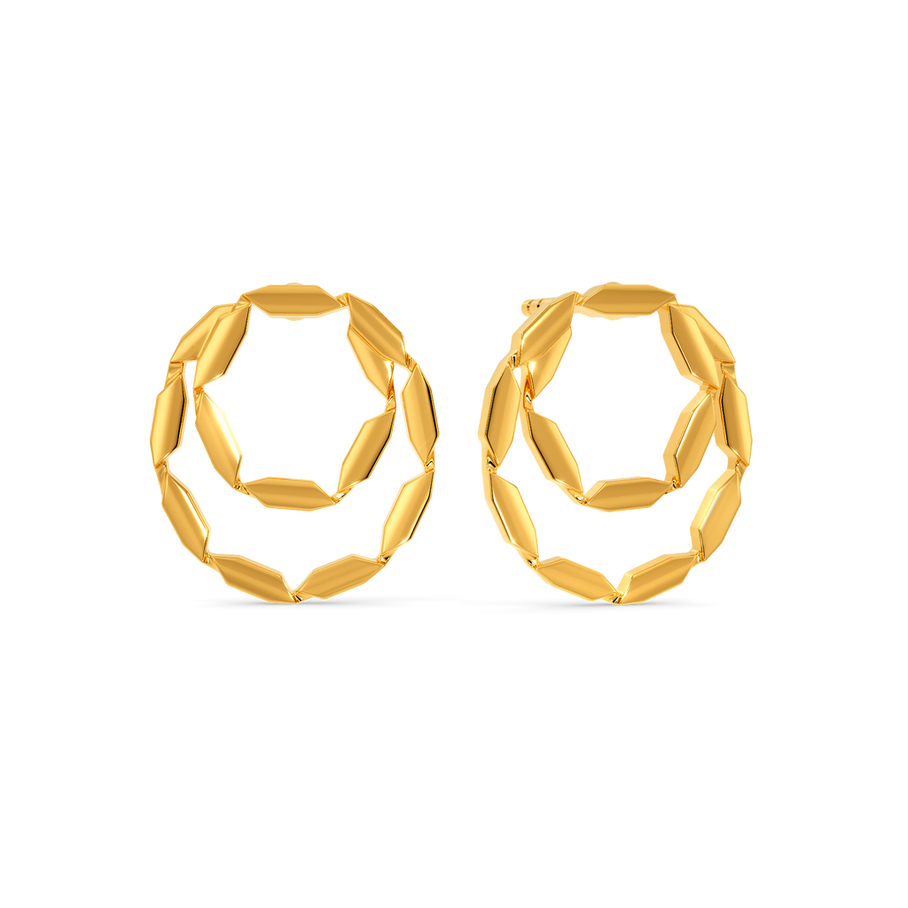 Meshy Future Gold Earrings