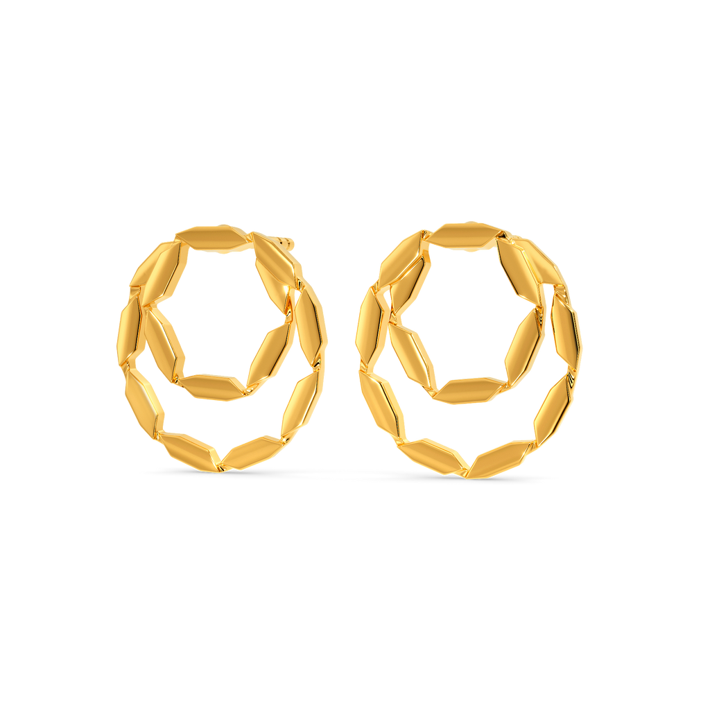 Meshy Future Gold Earrings