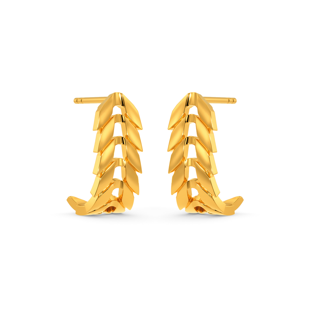 Party in the Future Gold Earrings