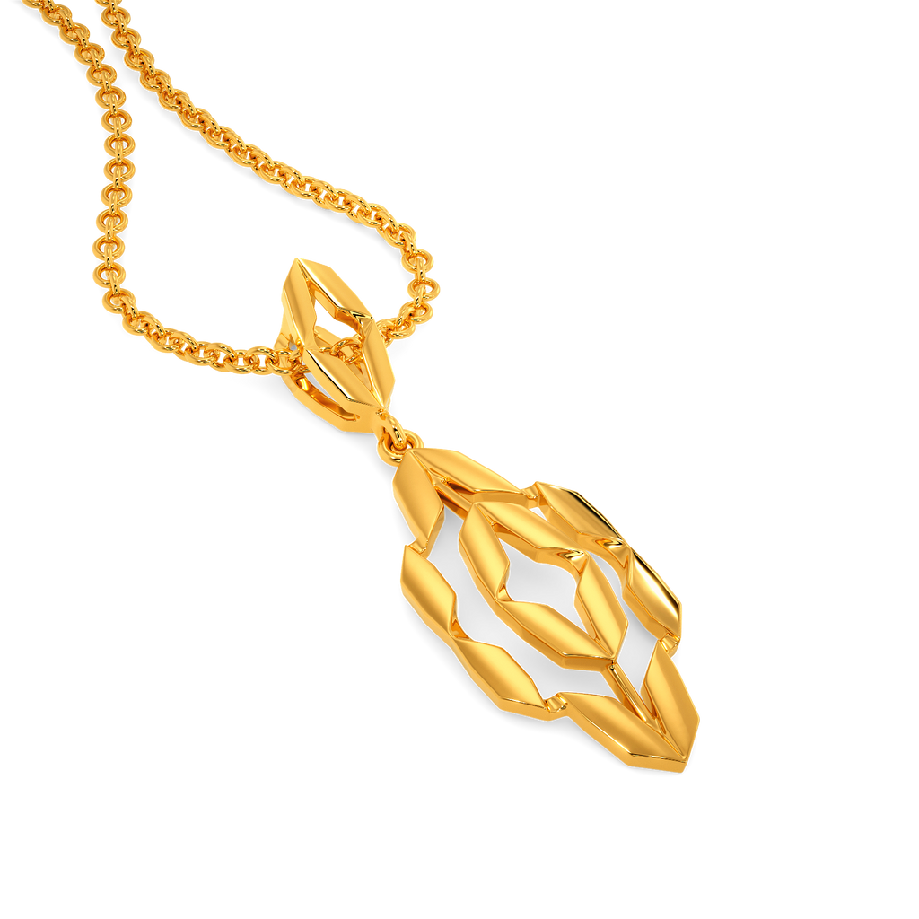 Party in the Future Gold Pendants