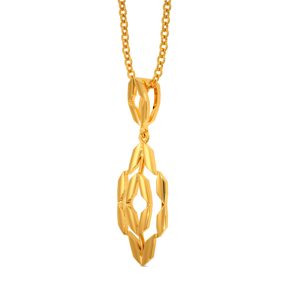 Party in the Future Gold Pendants