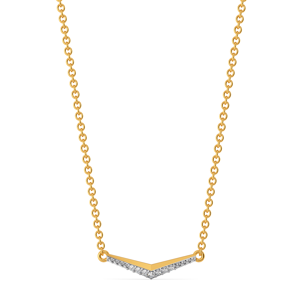 Classic Tie Diamond Necklaces