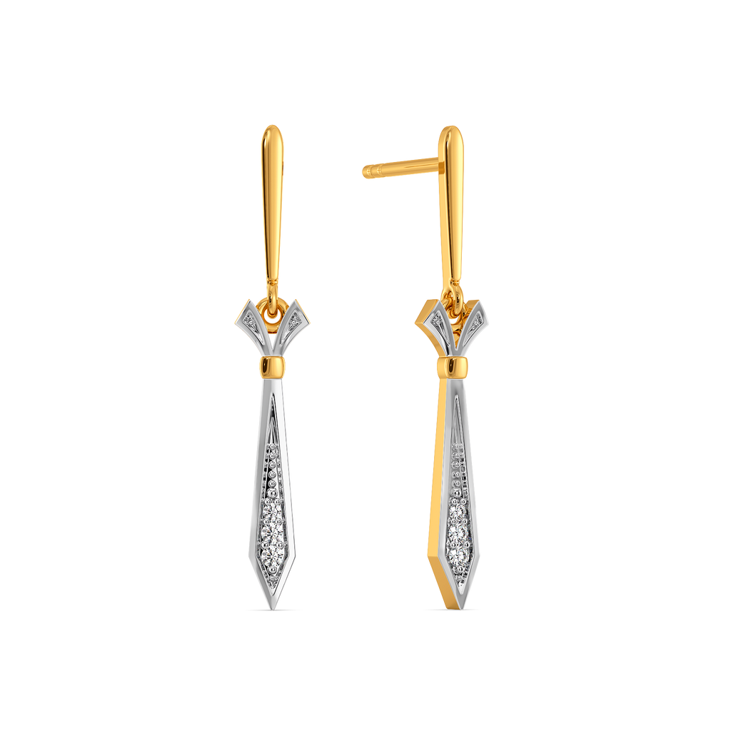 Simply Tied Diamond Earrings
