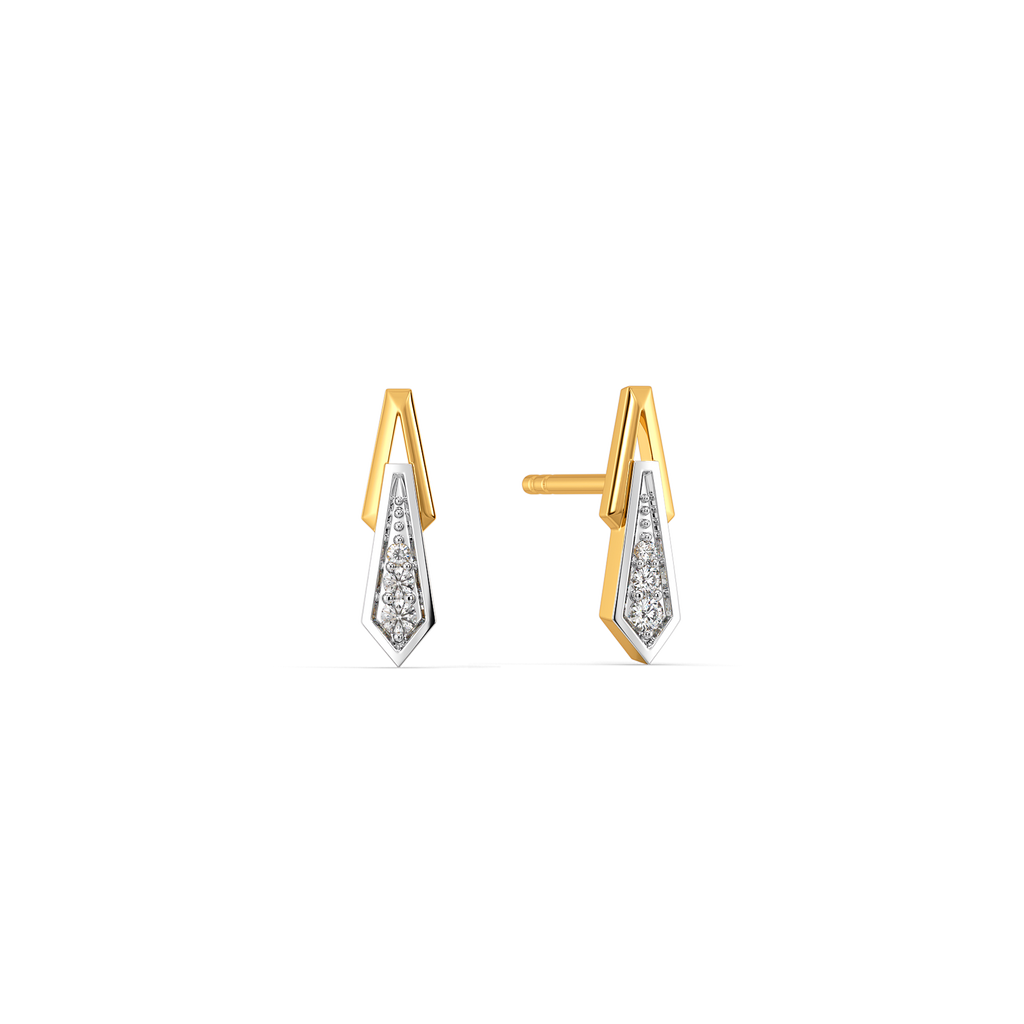 Simply Tied Diamond Earrings