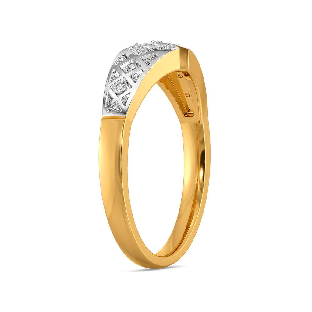 Lustre Loop Diamond Rings image