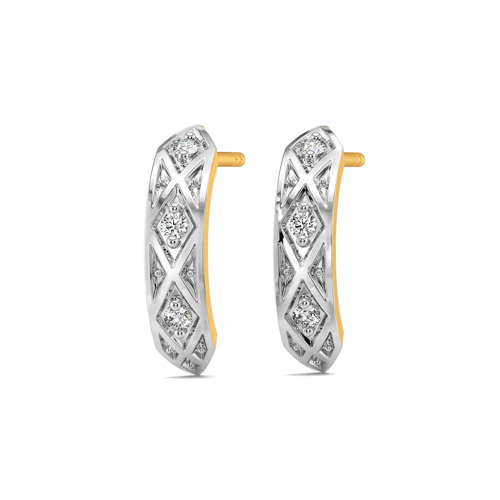 Lustre Loop Diamond Earrings