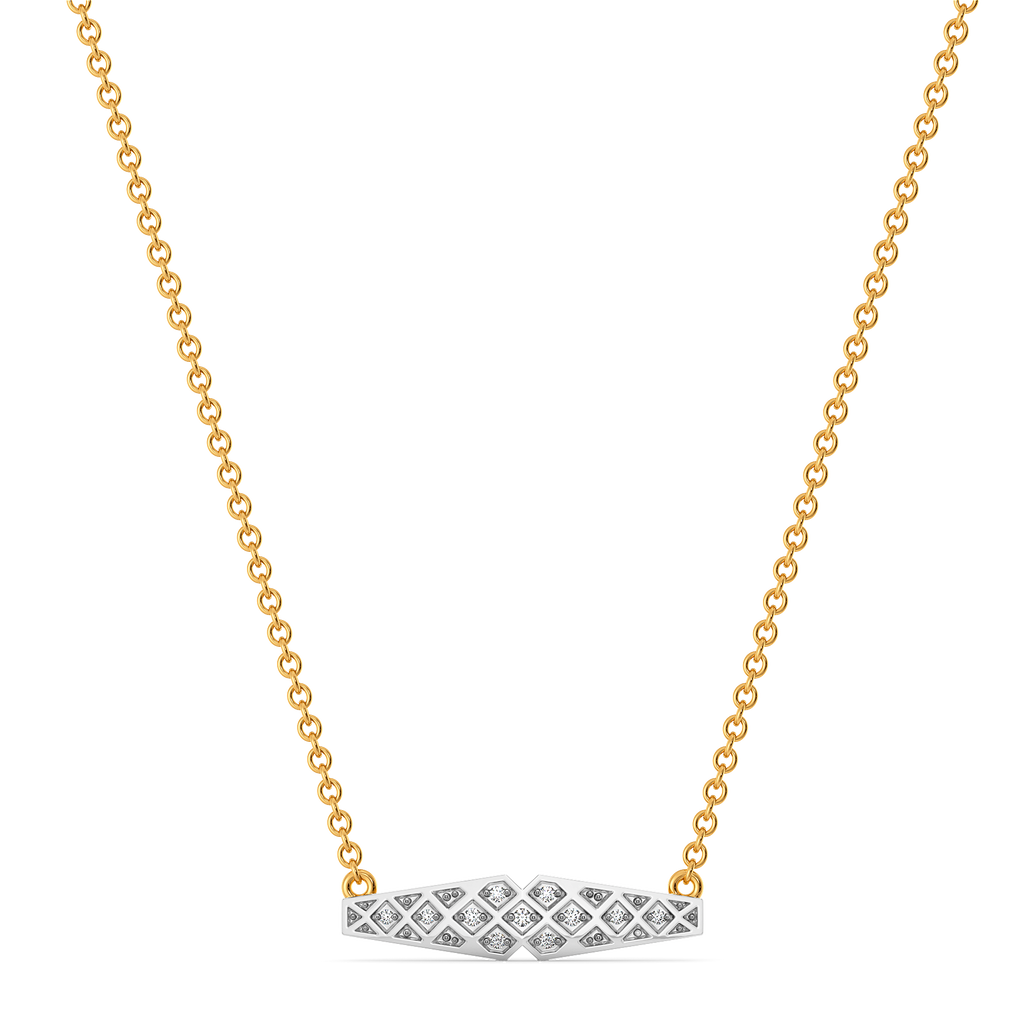 Lustre Loop Diamond Necklaces