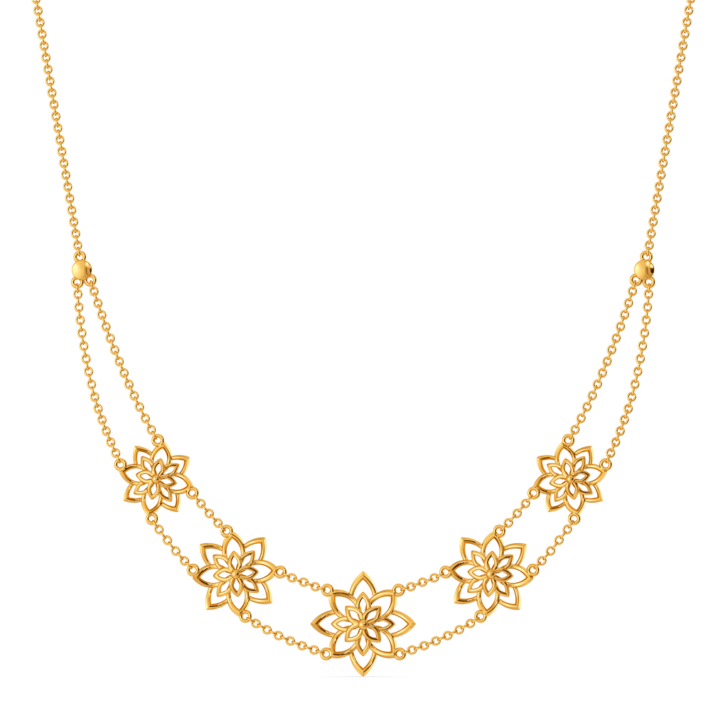Bloom Glow Gold Necklaces