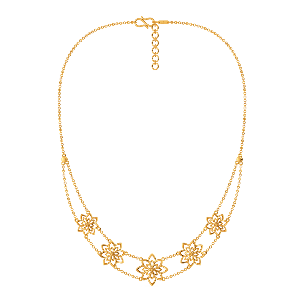 Bloom Glow Gold Necklaces