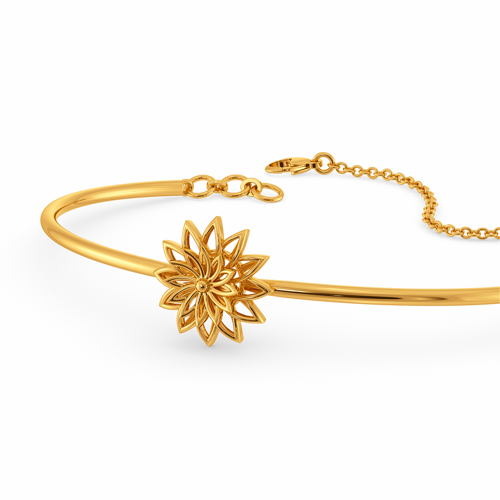 Petalure Gold Bangles