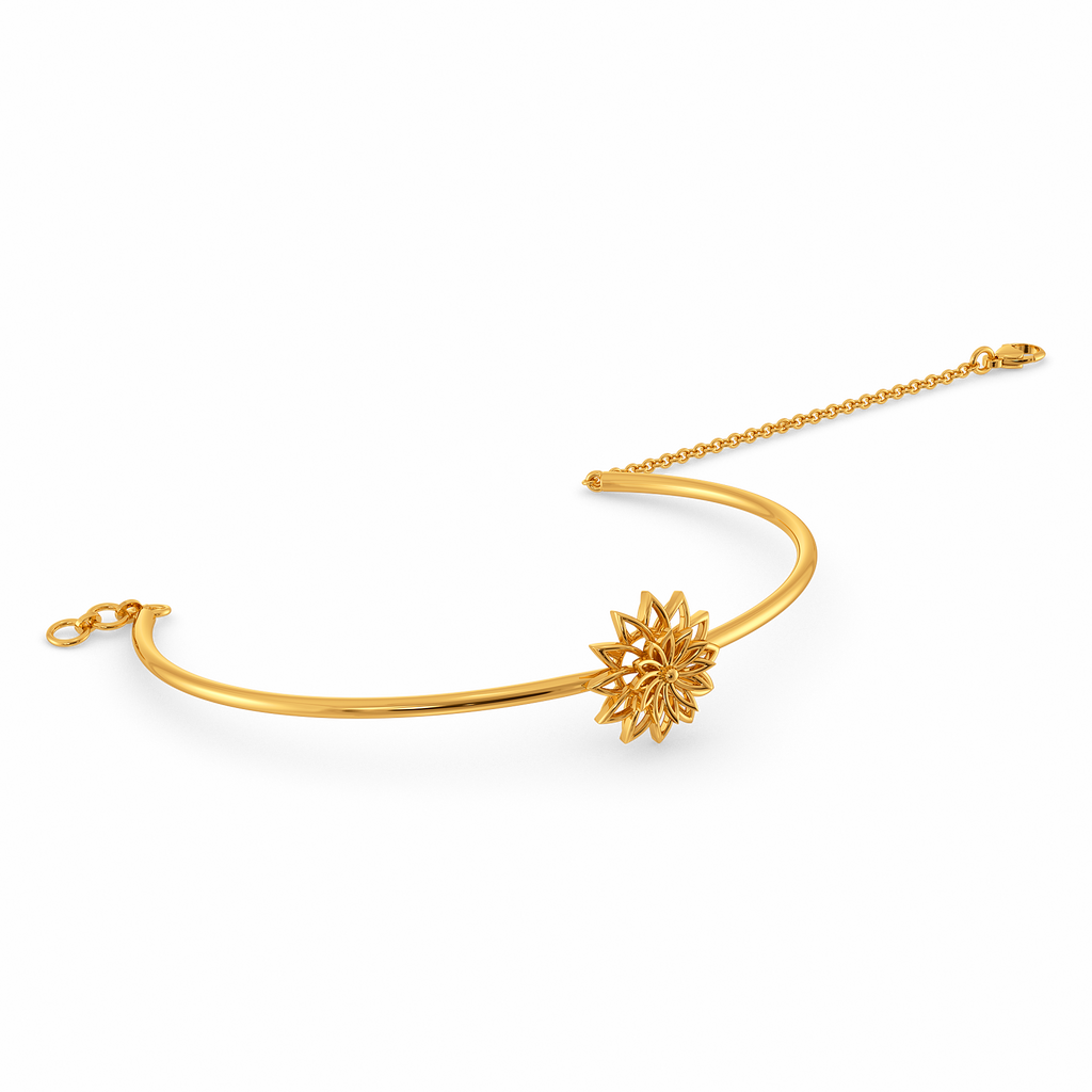 Petalure Gold Bangles