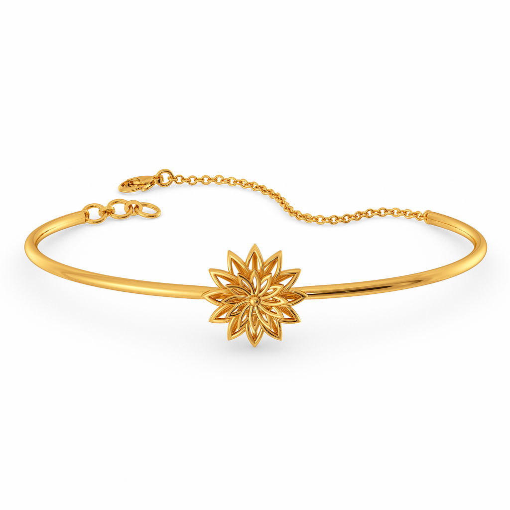 Petalure Gold Bangles