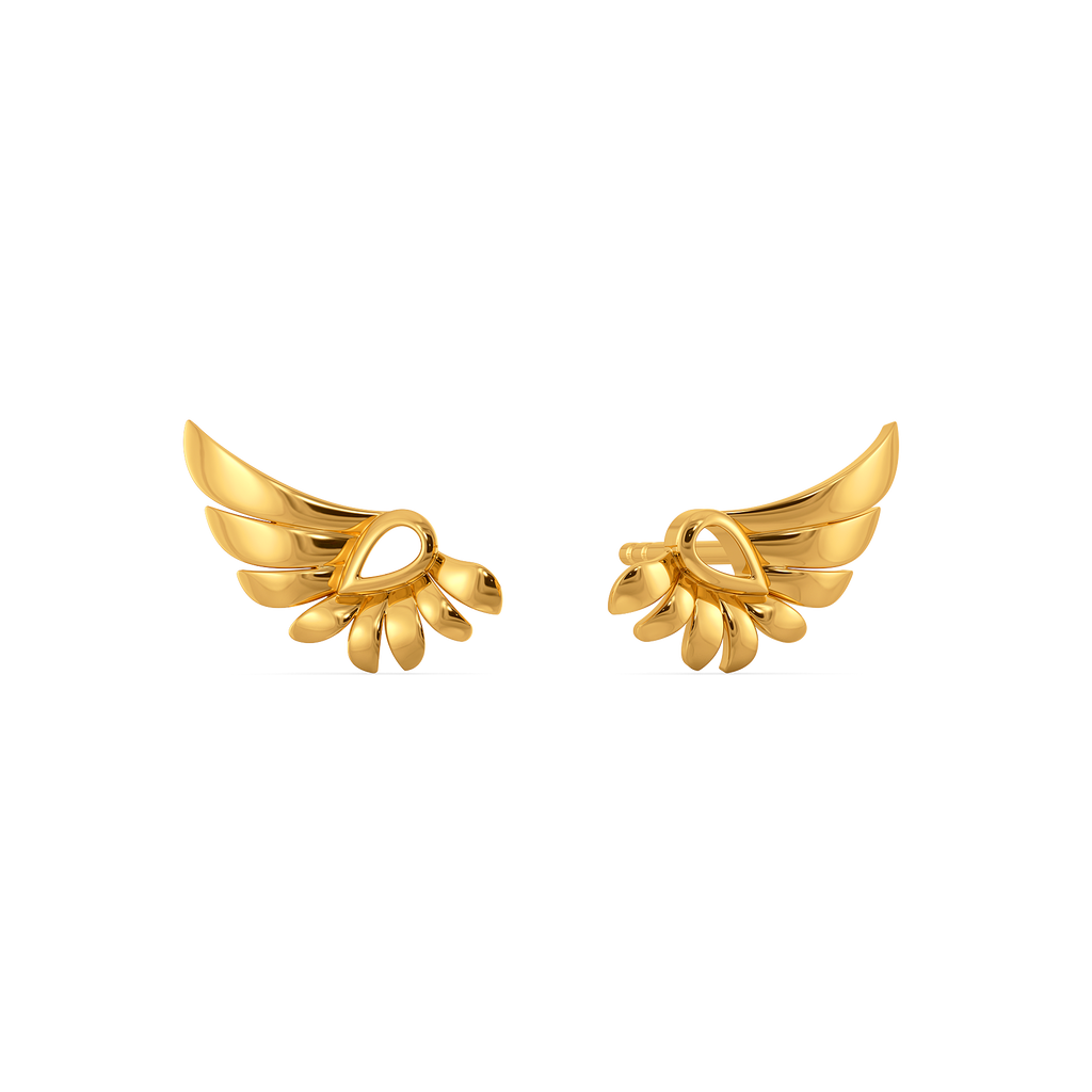 Nova Wing Gold Earrings