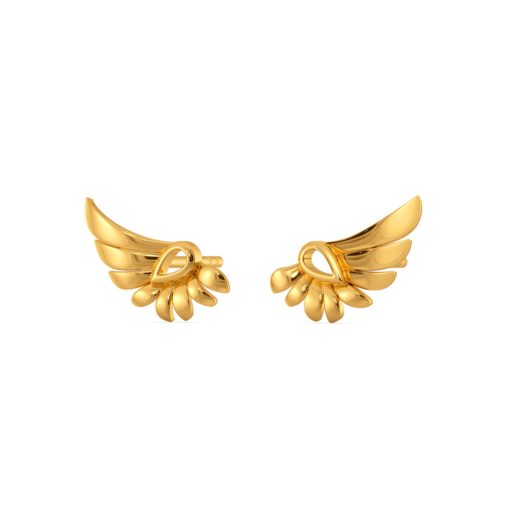 Nova Wing Gold Earrings