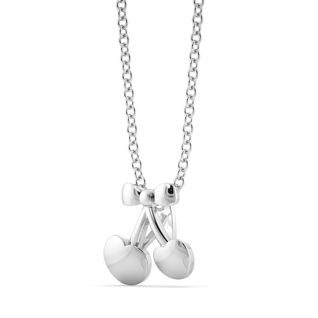 Serving Cherry Vibes Silver Pendants
