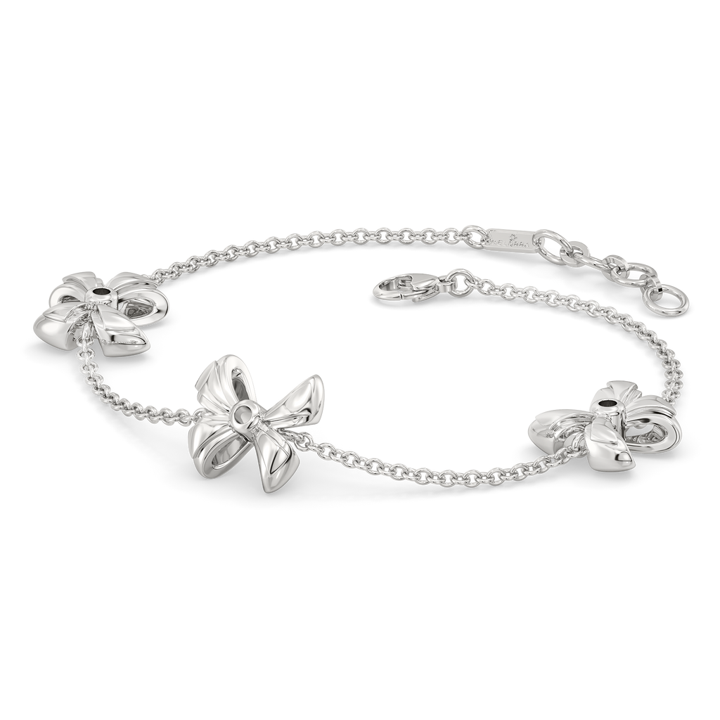 Featured Bow Silver Bracelets