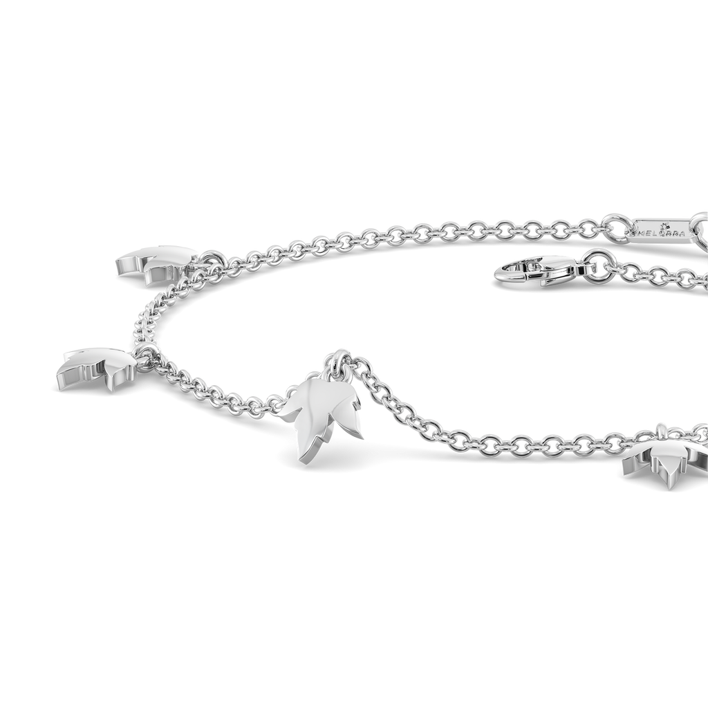 Maple Charm Silver Bracelets