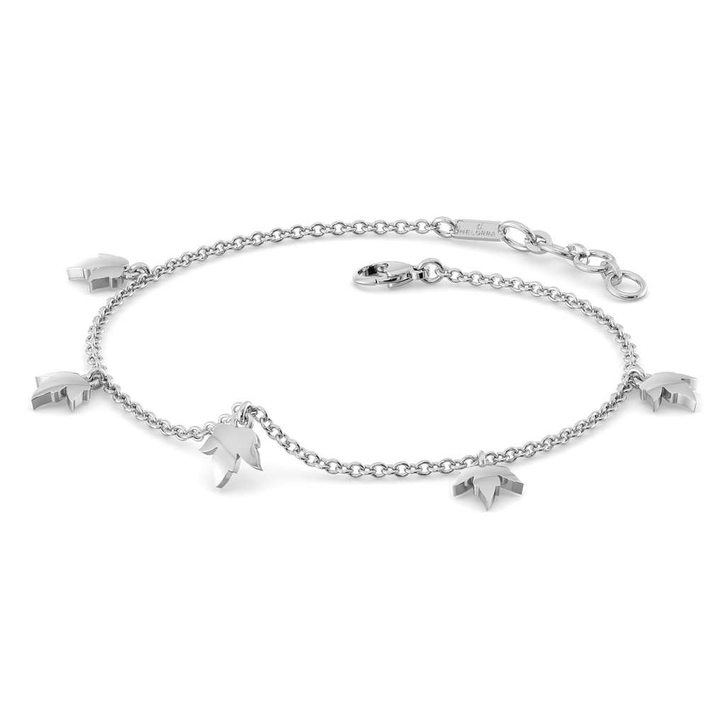 Maple Charm Silver Bracelets