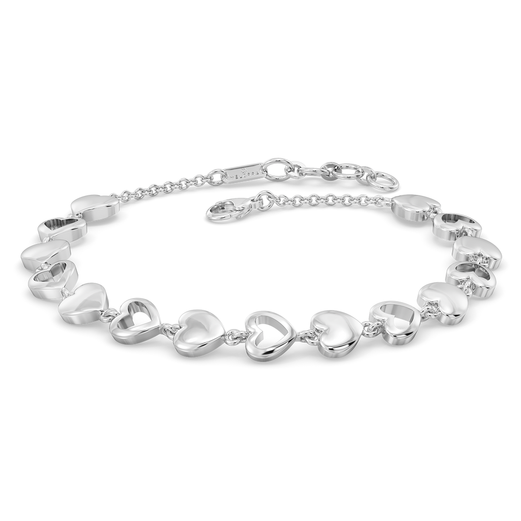 The Heart knows Silver Bracelets