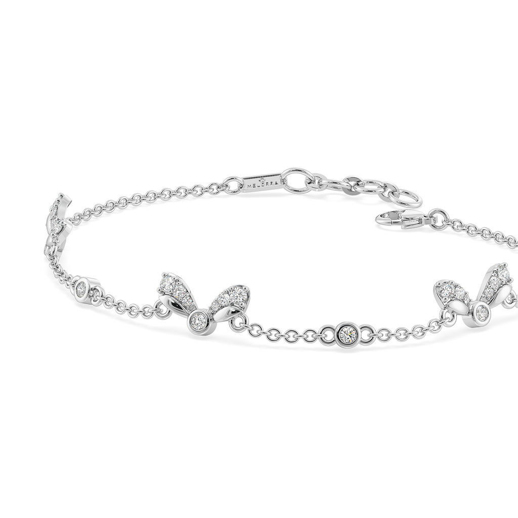 Petals and Peace Silver Bracelets