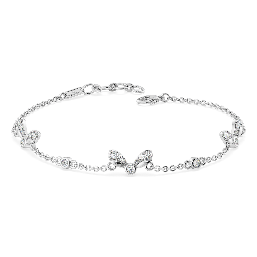 Petals and Peace Silver Bracelets
