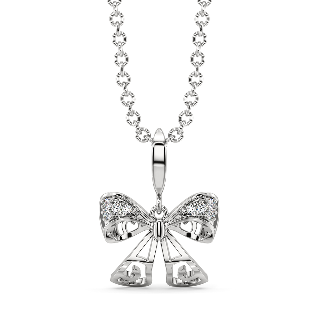 Pretty in Ribbons Silver Pendants