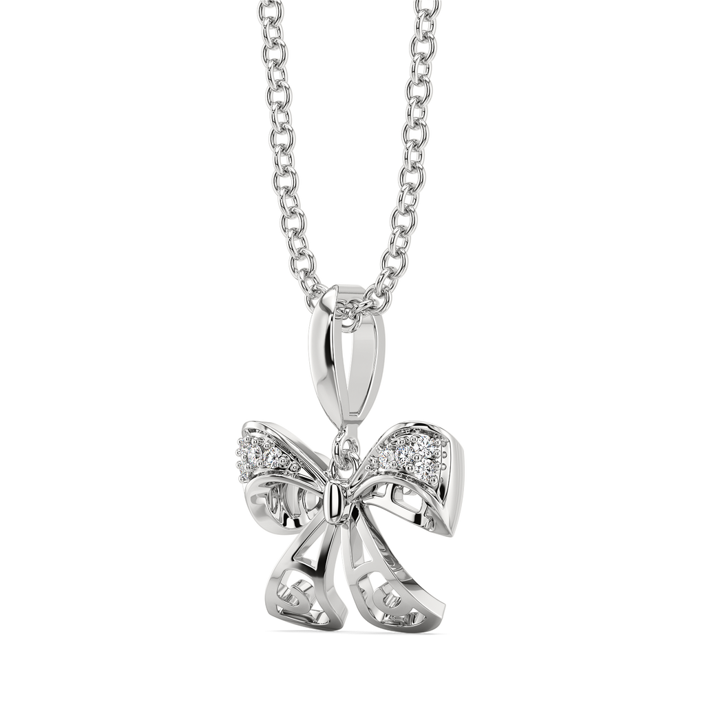 Pretty in Ribbons Silver Pendants